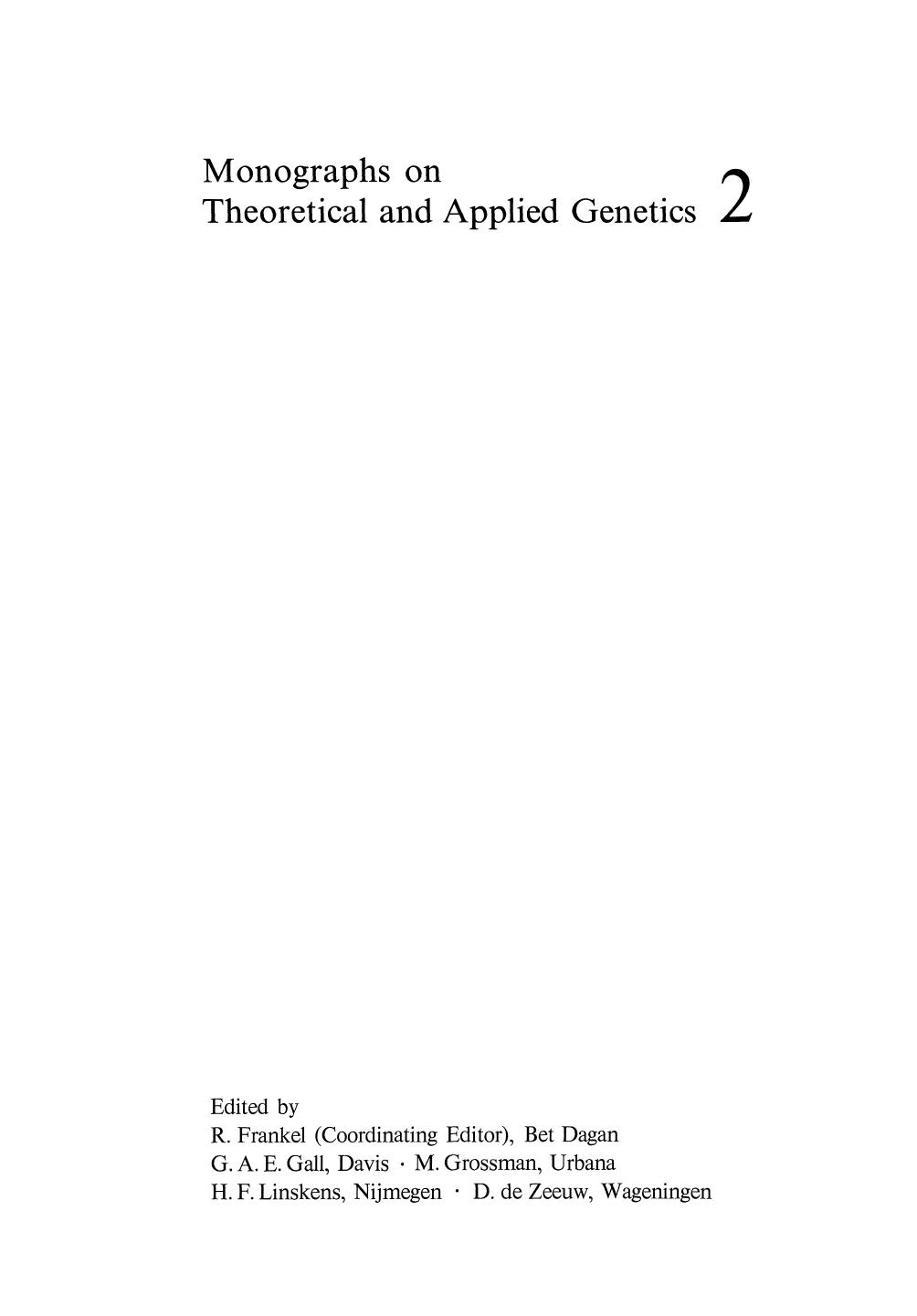 Pollination Mechanisms, Reproduction and Plant Breeding by Professor Dr. Rafael Frankel Professor Dr. Esra Galun (auth.)