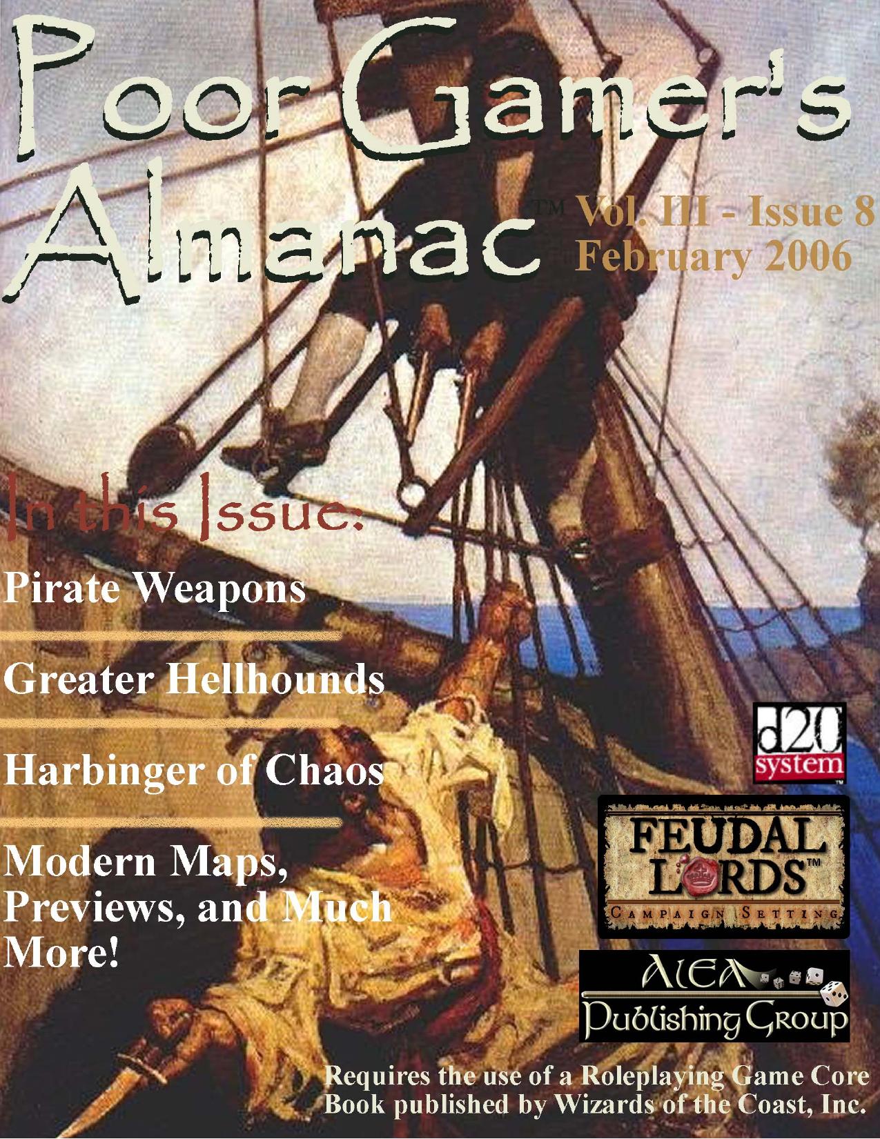 Poor Gamer's Almanac Issue 8 by Alea Publishing Group