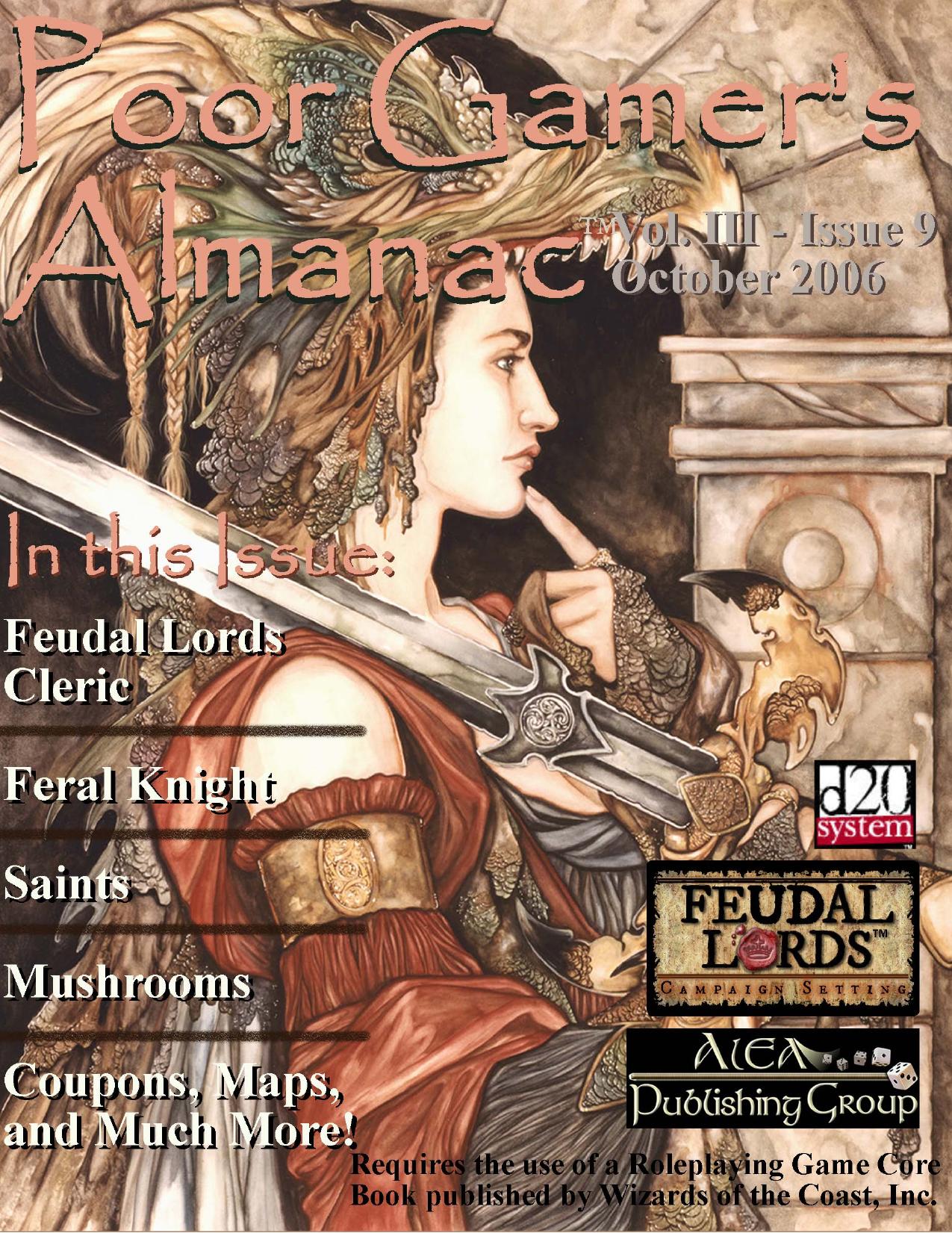 Poor Gamer's Almanac Issue 9 by Alea Publishing Group