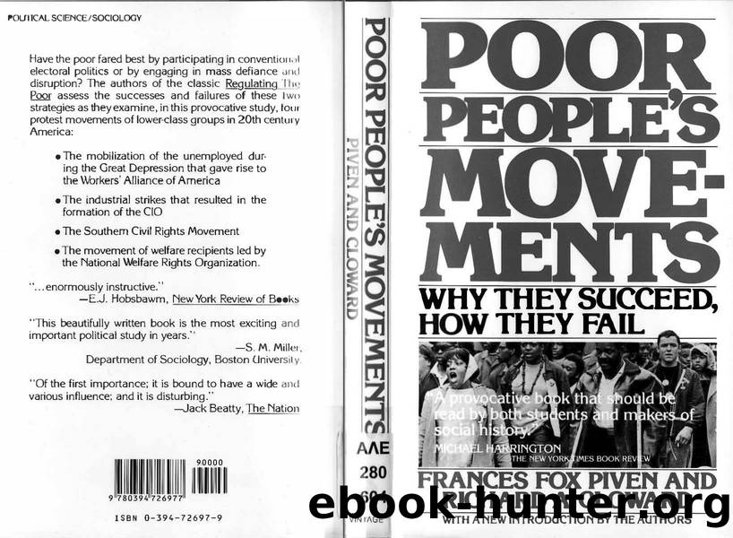 Poor Peoples Movements Why They Succeed, How They Fail by Unknown