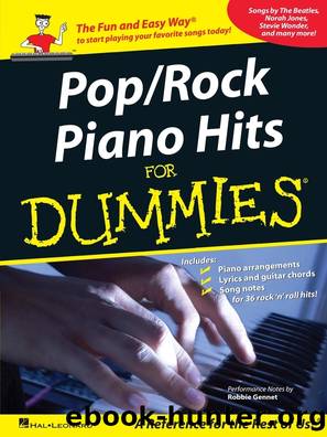 PopRock Piano Hits for Dummies (Songbook) by Hal Leonard Corp