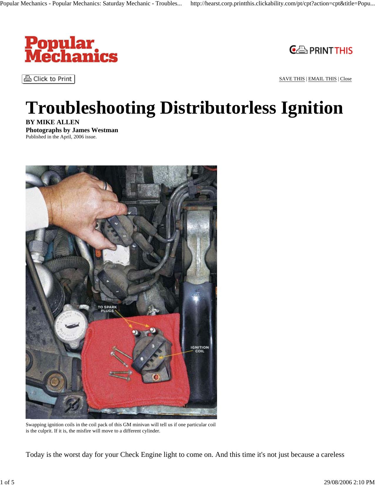Popular Mechanics - Popular Mechanics: Saturday Mechanic - Tr... by HP_Administrator