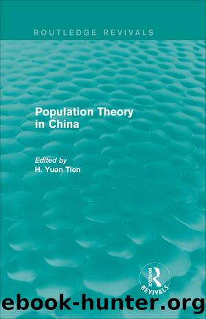 Population Theory in China by H. Yuan Tien