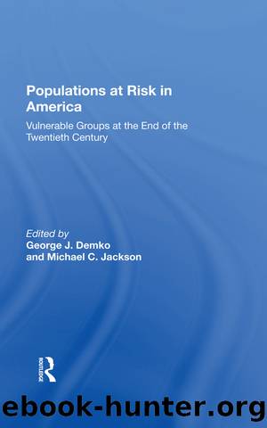 Populations At Risk In America by George J Demko Michael C. Jackson
