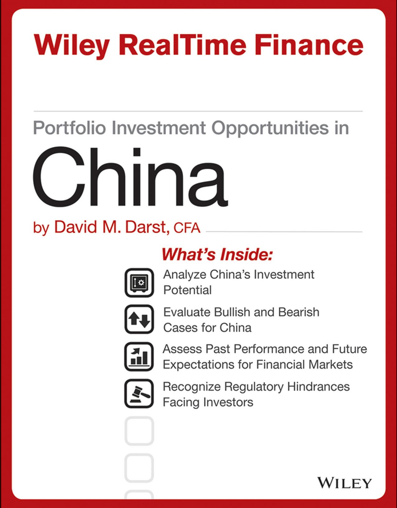 Portfolio Investment Opportunities in China by David M. Darst