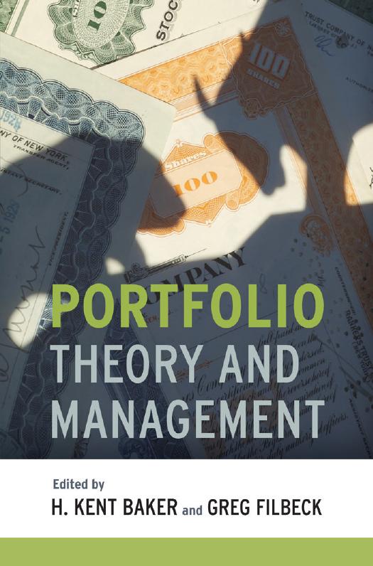 Portfolio Theory and Management by H. Kent Baker Greg Filbeck