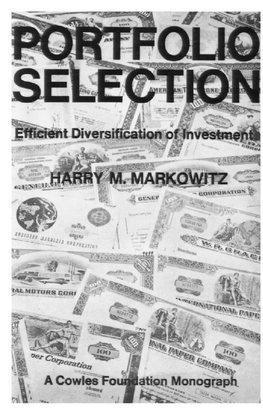 Portfolio selection: efficient diversification of investments by Markowitz Harry M