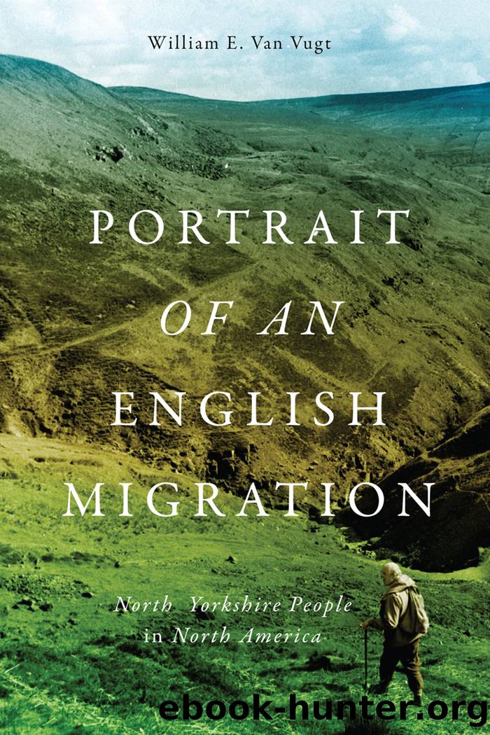 Portrait of an English Migration by William E. Van Vugt