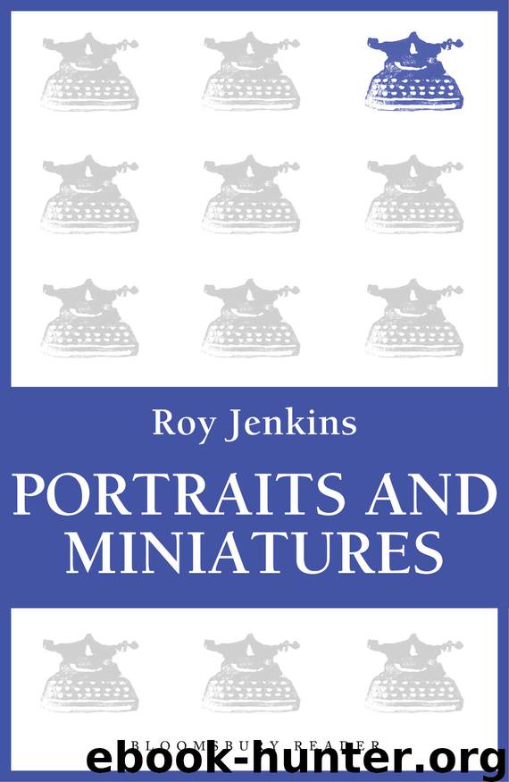 Portraits and Miniatures by Roy Jenkins