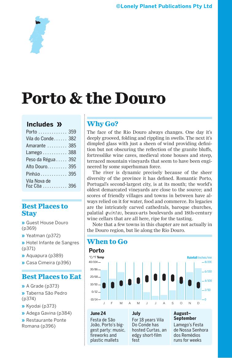 Portugal - Porto & the Douro (Chapter) by Lonely Planet