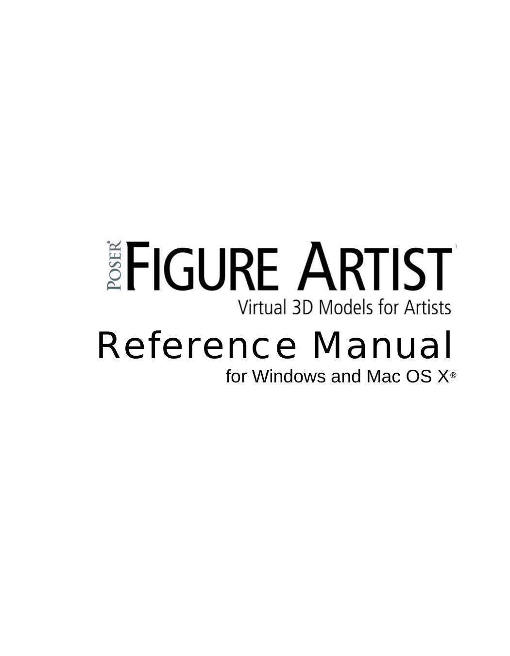 Poser Figure Artist.book by Lisa