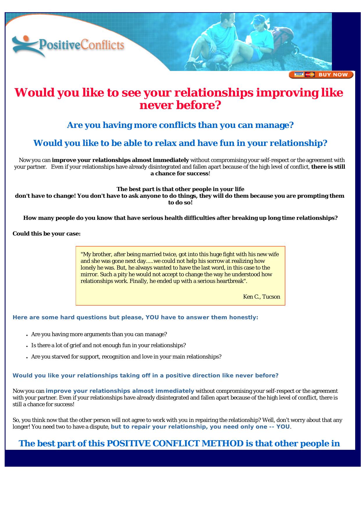 Positive Conflicts. by Best of Kuszter's Collection