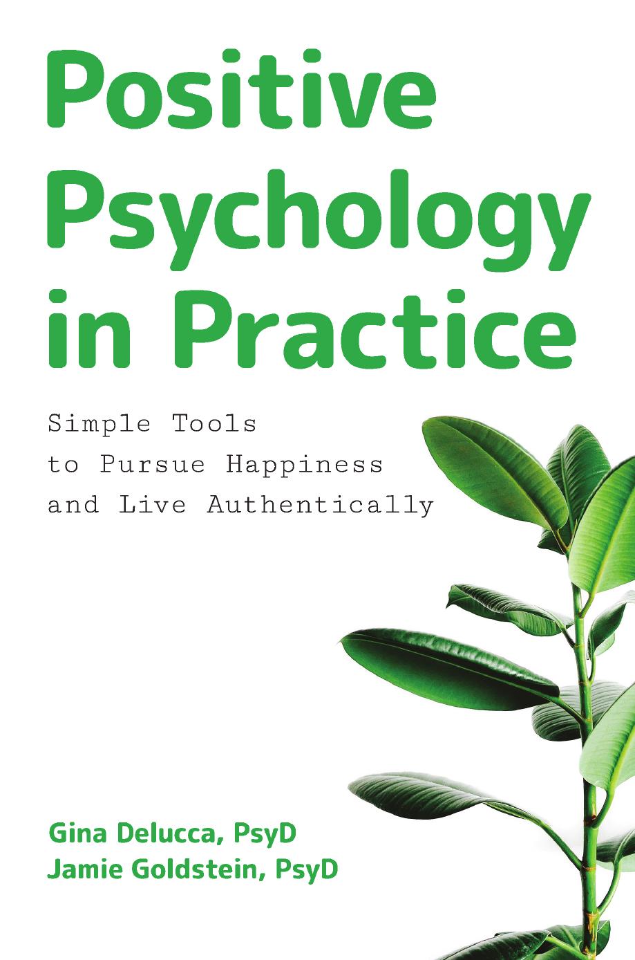 Positive Psychology in Practice: Simple Tools to Pursue Happiness and Live Authentically by Gina Delucca PsyD Jamie Goldstein PsyD