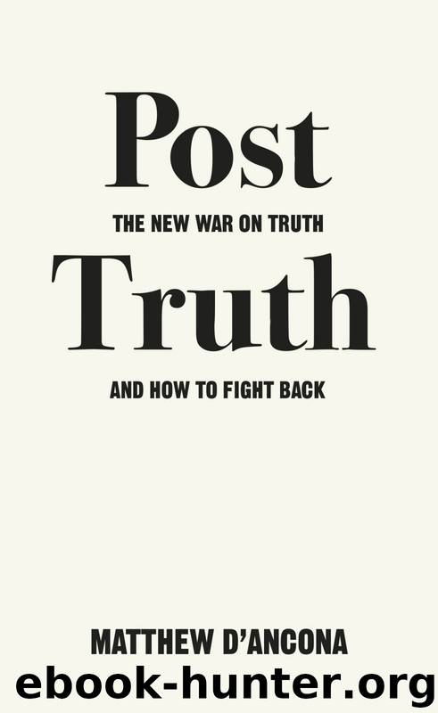 Post-Truth by Matthew D'Ancona