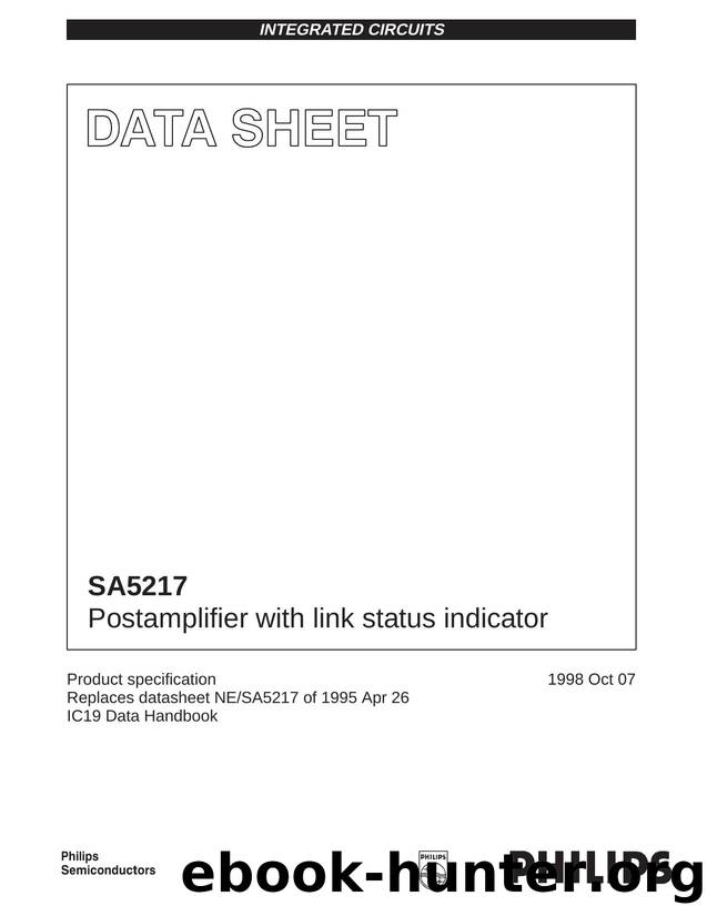 Postamplifier with link status indicator by Philips Semiconductors