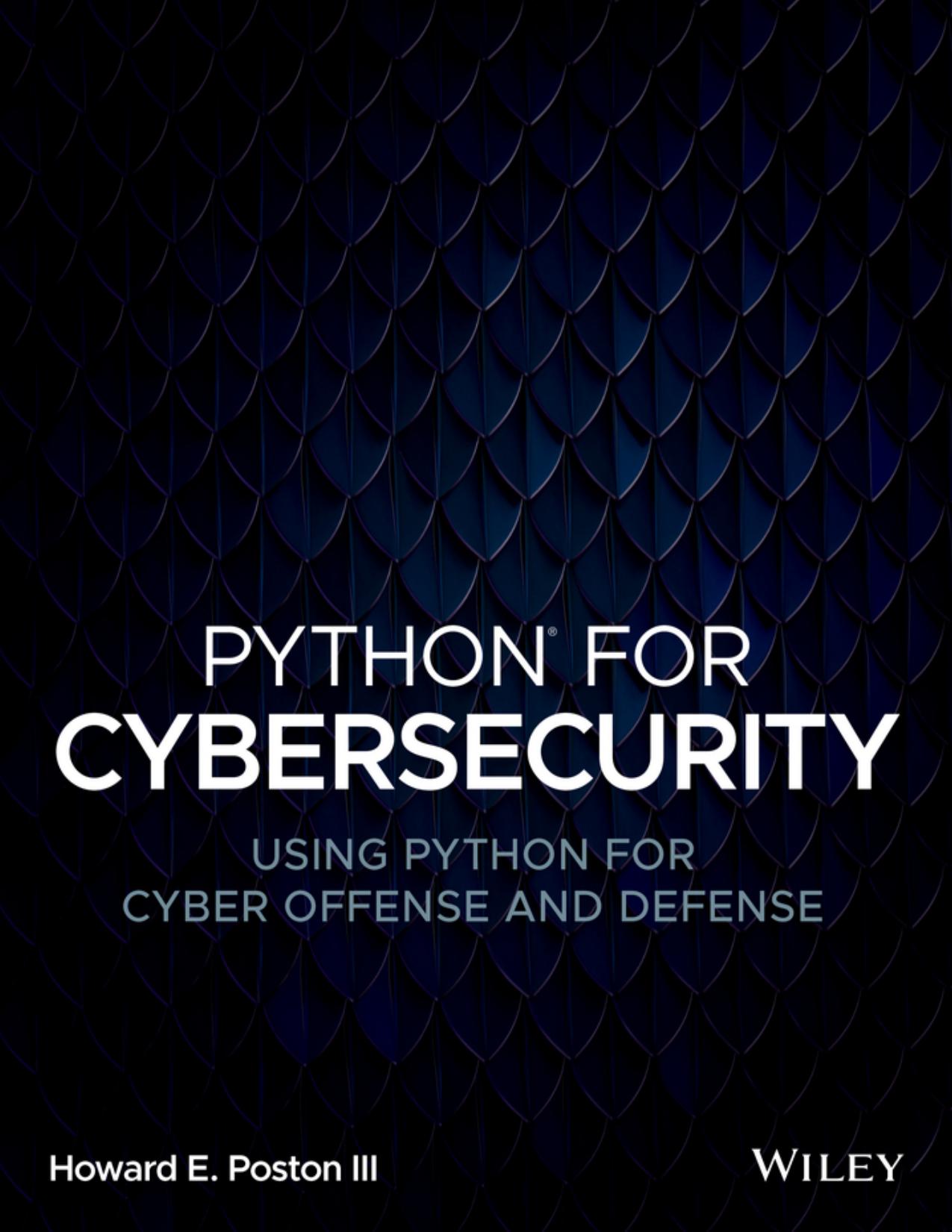 Poston H. Python for Cybersecurity. Using Python...2022 by Zamzar