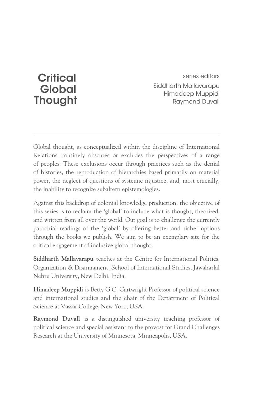 Postscripts on Independence: Foreign Policy Ideas, Identity, and Institutions in India and South Africa by Vineet Thakur