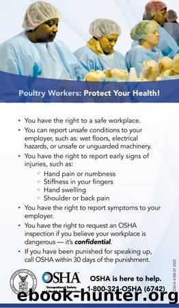 Poultry Workers: Protect Your Health! by OSHA