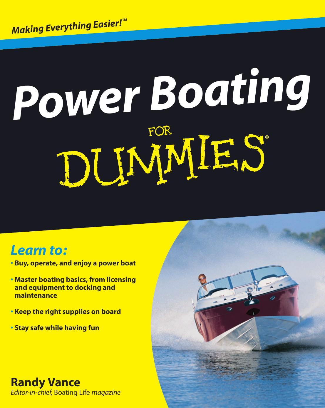Power Boating For Dummies by Randy Vance by Unknown