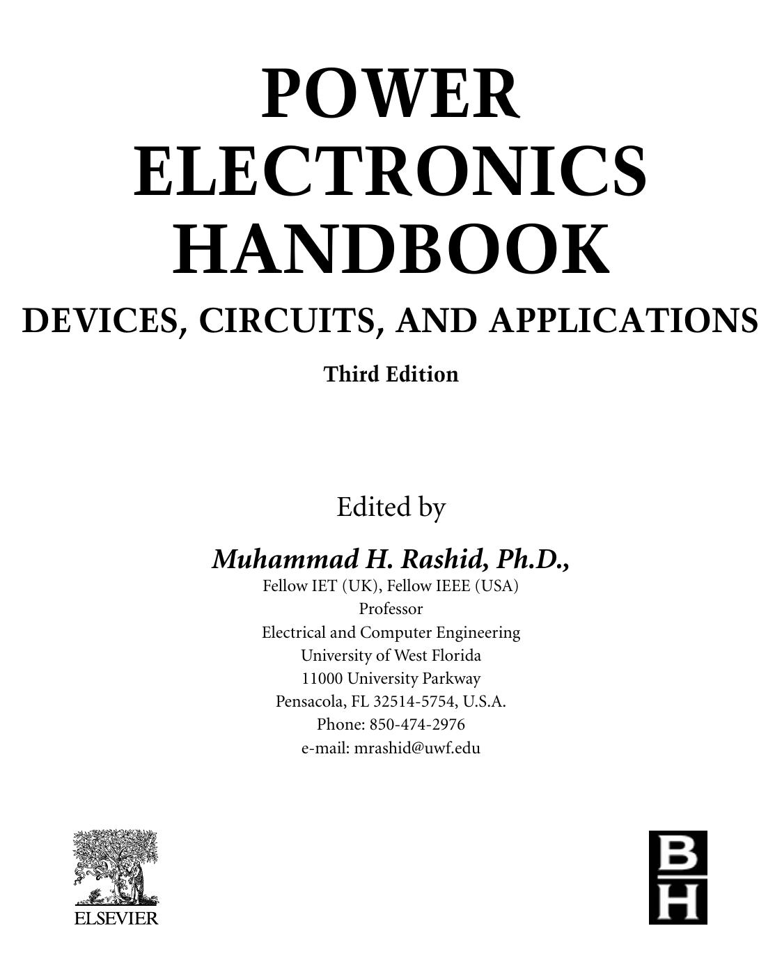 Power Electronics Handbook by Muhammad H. Rashid