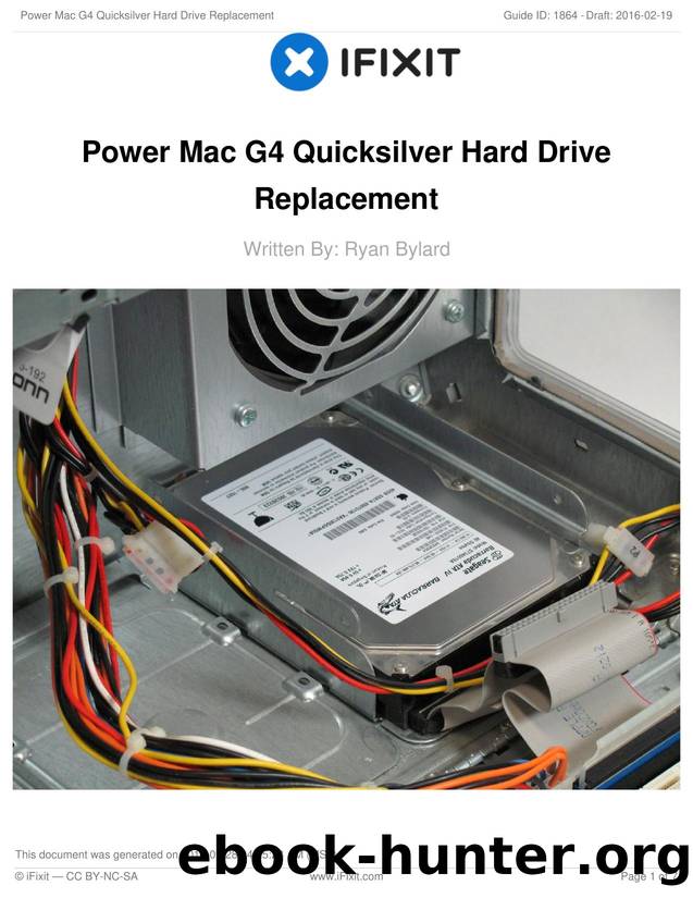 Power Mac G4 Quicksilver Hard Drive Replacement by Unknown