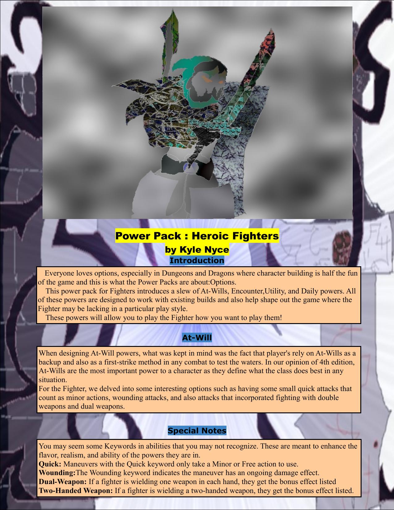 Power Pack: Heroic Fighter by Black Death Publishing