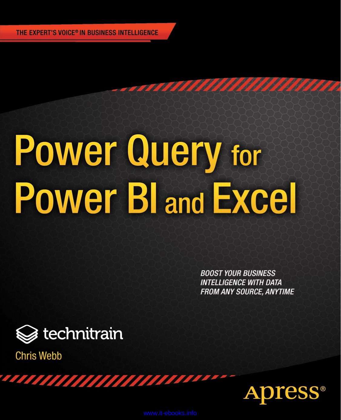 Power Query for Power BI and Excel by Chris Webb