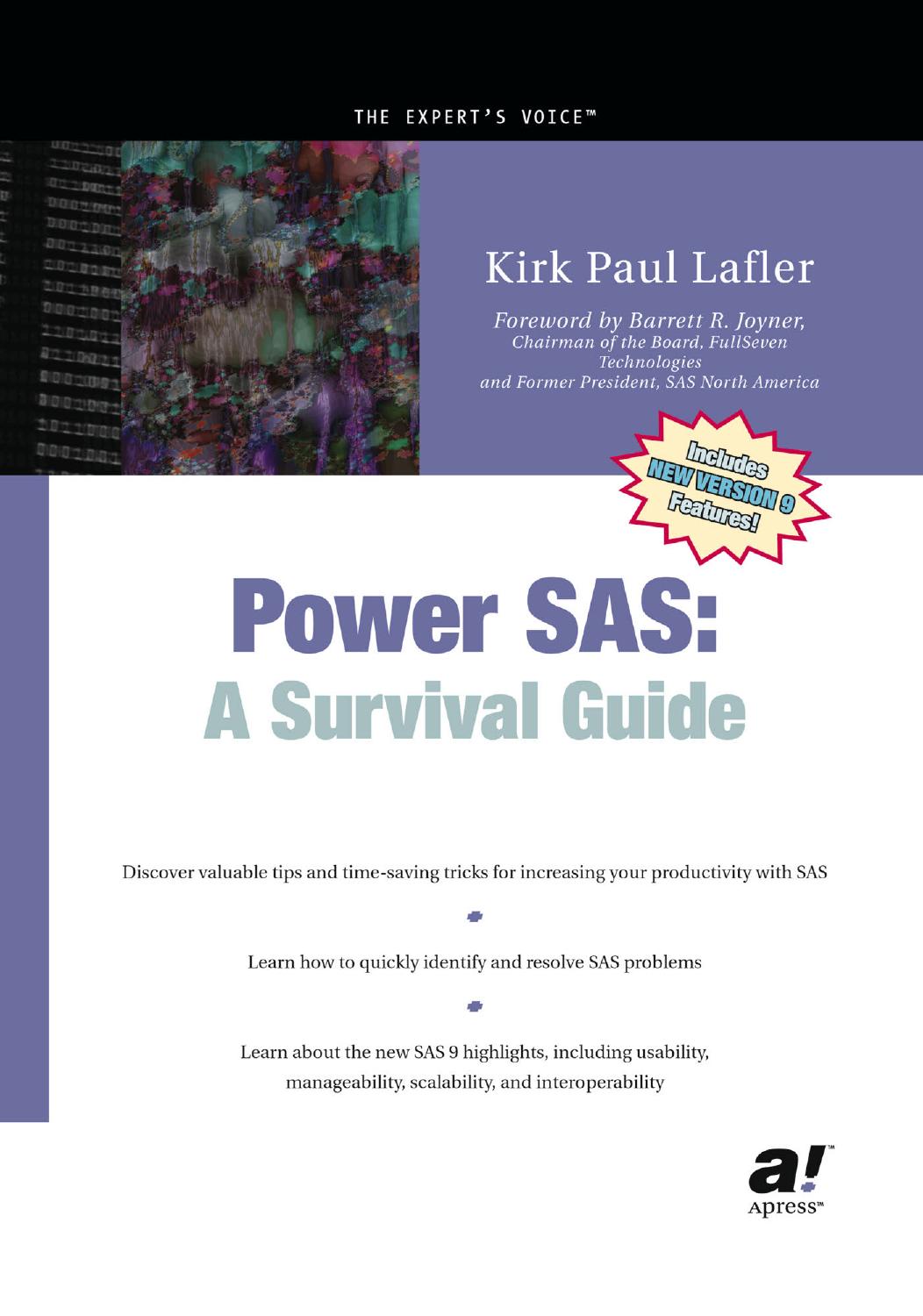 Power SAS: A Survival Guide by Kirk Paul Lafler (auth.)