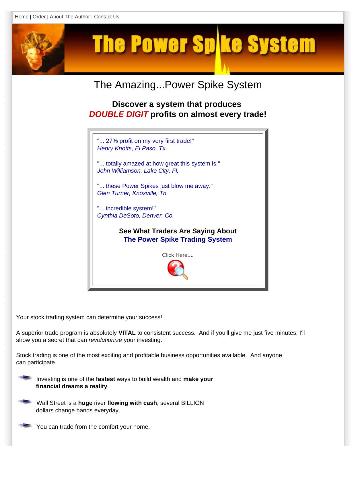Power Spike System-Learn To Trade Stocks. by Best of Kuszter's Collection