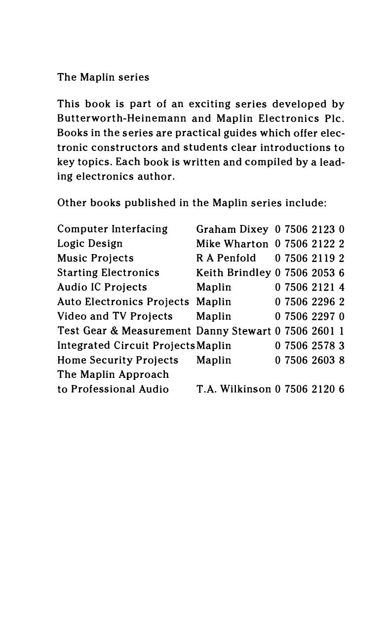 Power Supply Projects. A Collection of Innovative and Practical Design Projects by Maplin (Auth.)