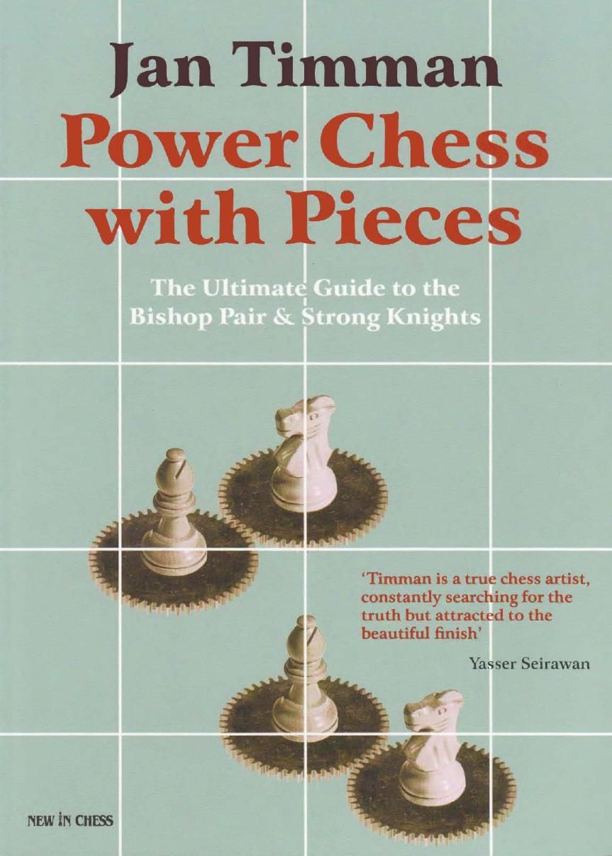 Power chess with pieces : the ultimate guide to the bishop pair & strong knights by Timman Jan Hendrik; Verhagen Piet