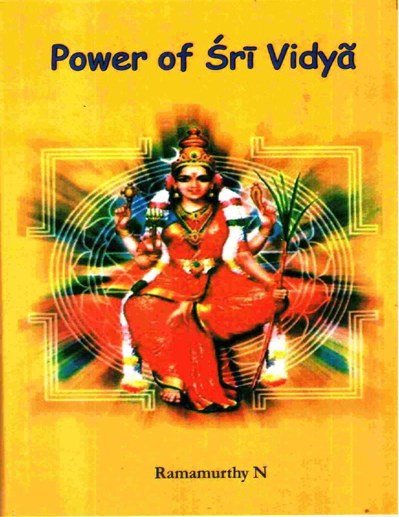 Power of Sri Vidya by Ramamurthy