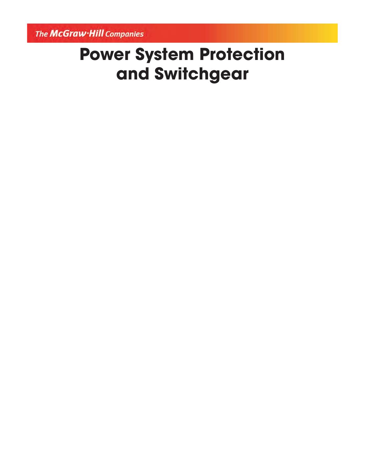 Power system protection and switchgear by Bhuvanesh A. Oza
