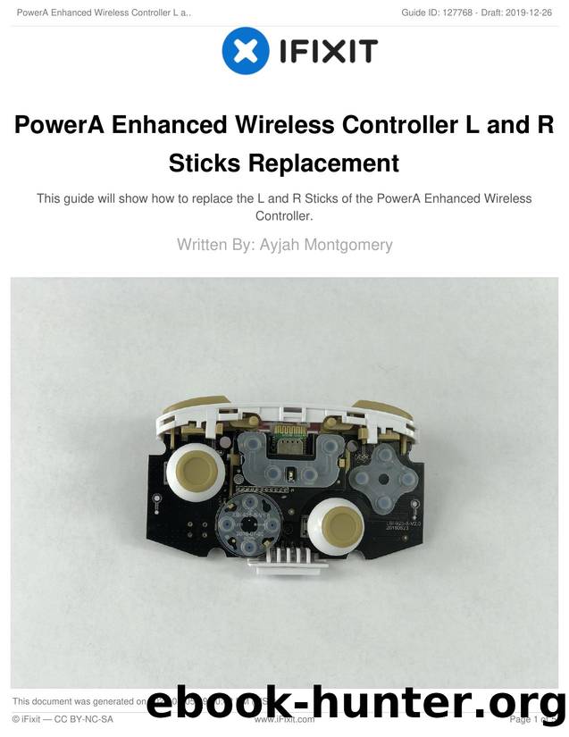PowerA Enhanced Wireless Controller L and R Sticks Replacement by Unknown