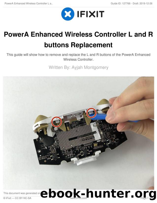 PowerA Enhanced Wireless Controller L and R buttons Replacement by Unknown