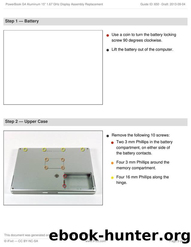 PowerBook G4 Aluminum 15 1.67 GHz Display Assembly Replacement by Unknown