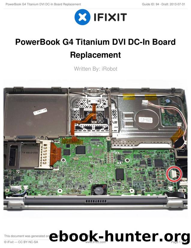 PowerBook G4 Titanium DVI DC-In Board Replacement by Unknown