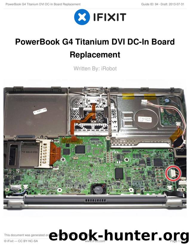 PowerBook G4 Titanium DVI DC-In Board Replacement by Unknown