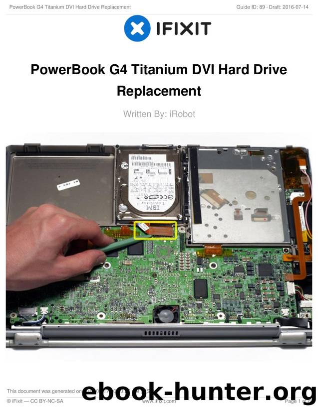 PowerBook G4 Titanium DVI Hard Drive Replacement by Unknown