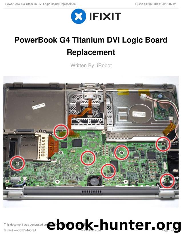 PowerBook G4 Titanium DVI Logic Board Replacement by Unknown