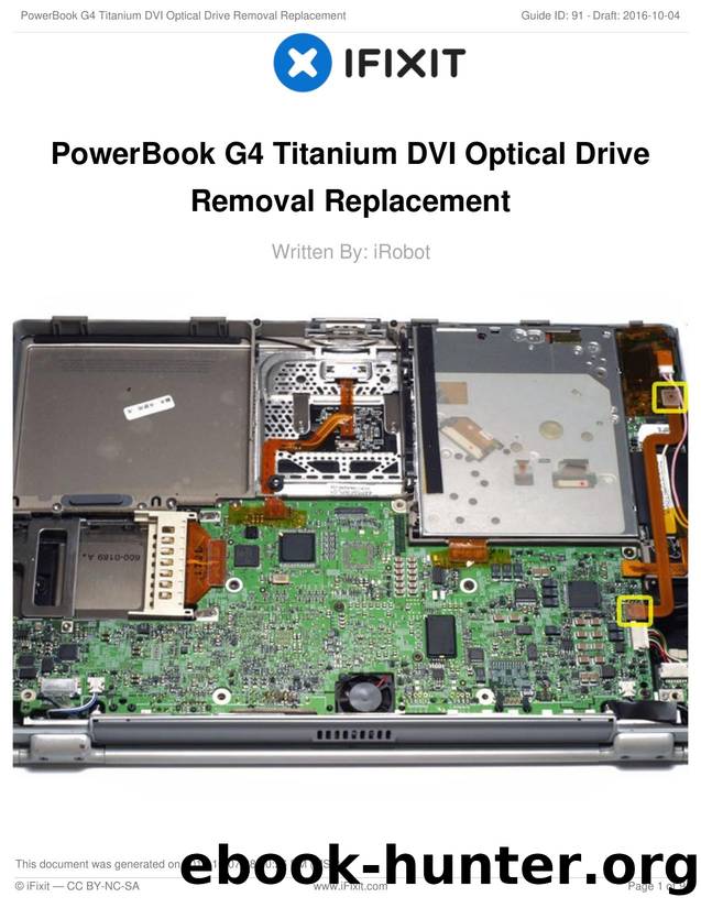 PowerBook G4 Titanium DVI Optical Drive Removal Replacement by Unknown