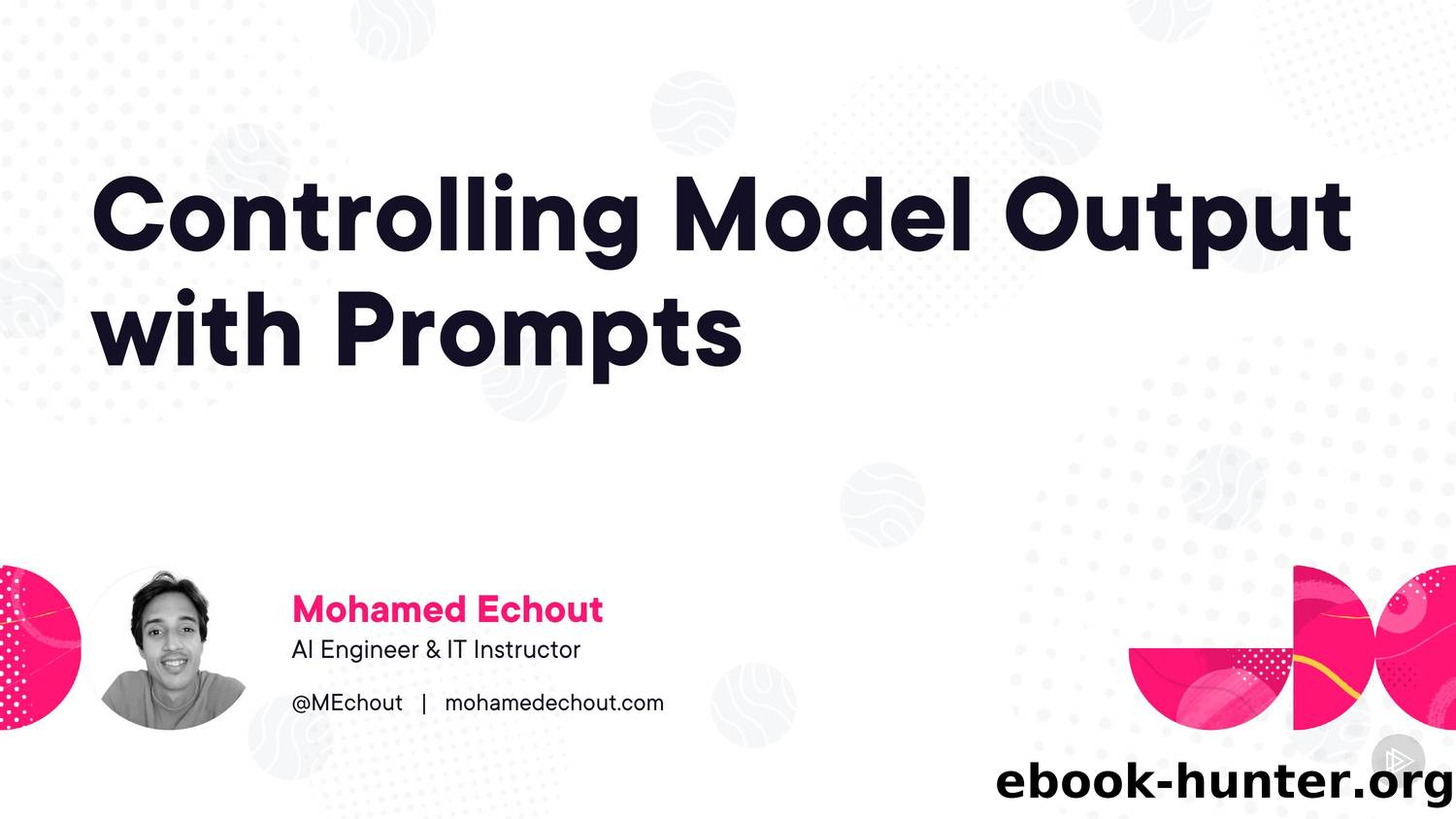 PowerPoint Presentation by Mohamed Echout