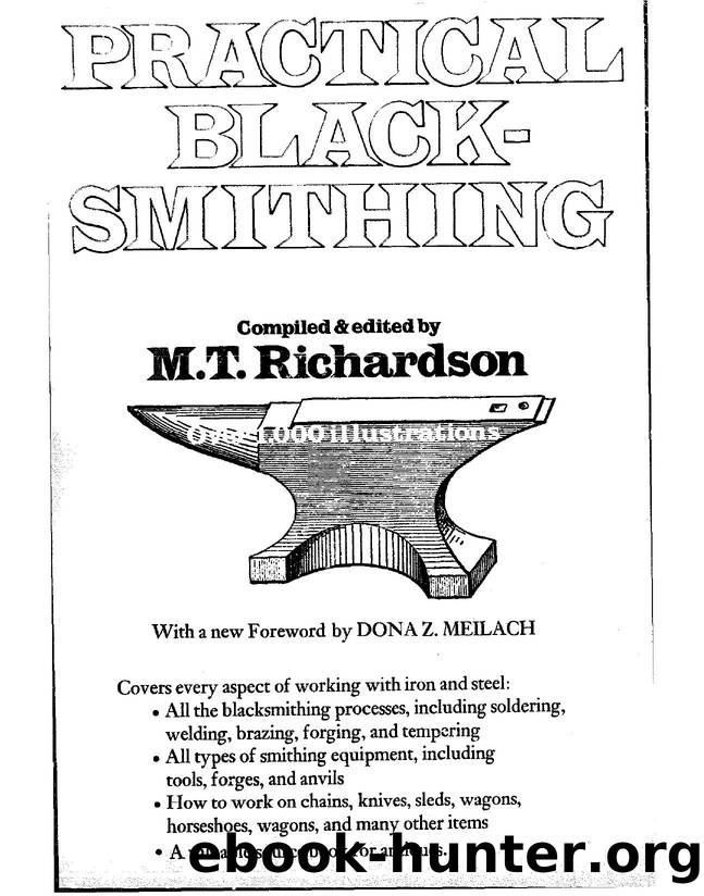 Practical Blacksmithing  The Original Classic in One Volume by Over 1 000 Illustrations ( PDFDrive )