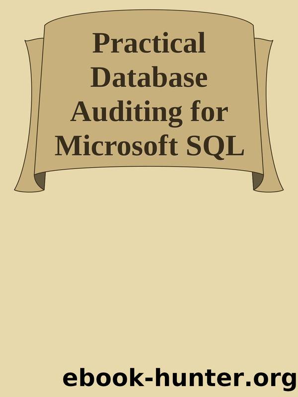 Practical Database Auditing for Microsoft SQL Server and Azure SQL by 2022