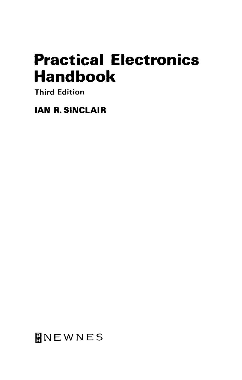 Practical Electronics Handbook by Ian R. Sinclair (Auth.)