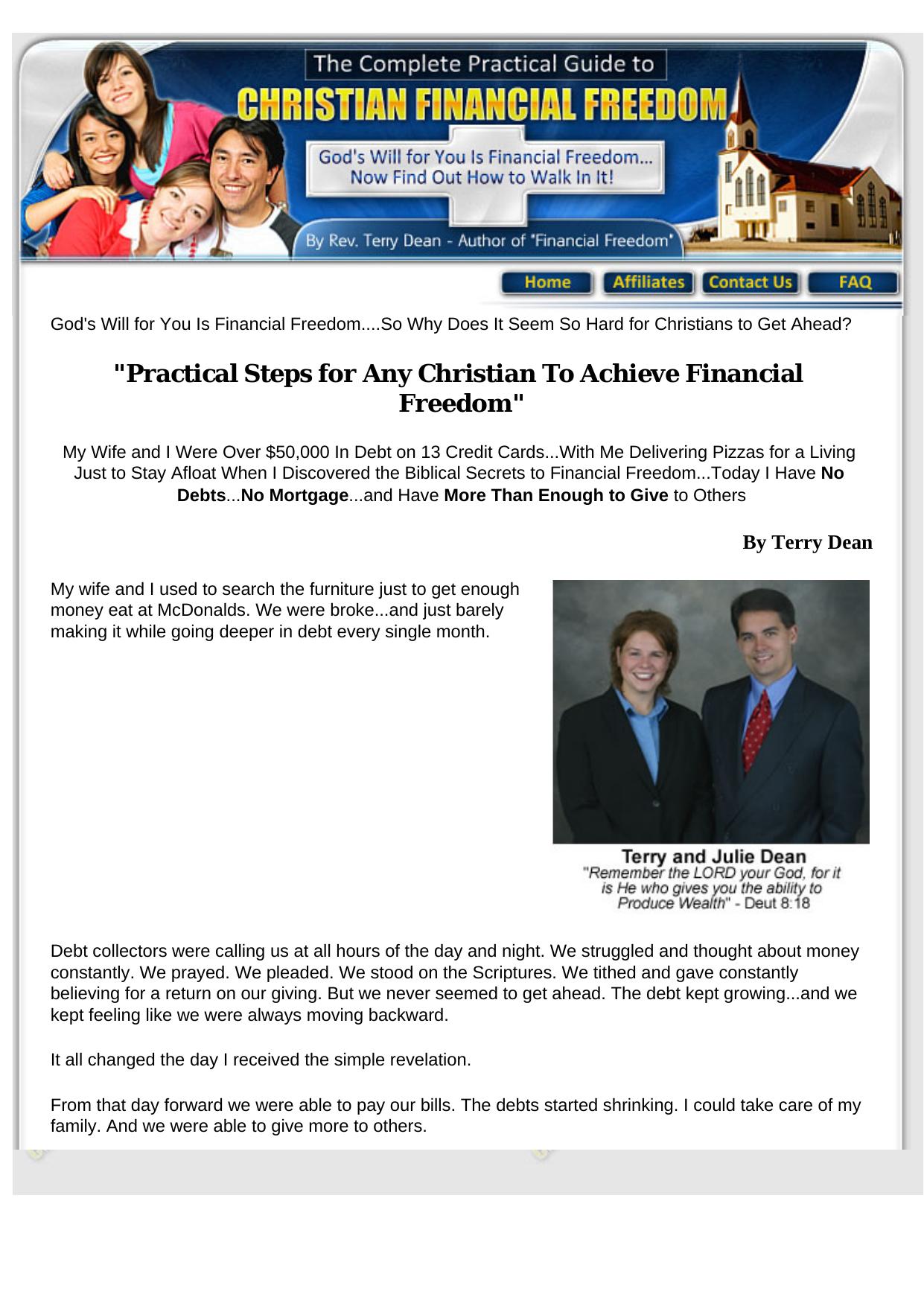 Practical Guide To Christian Financial Freedom. by Best of Kuszter's Collection