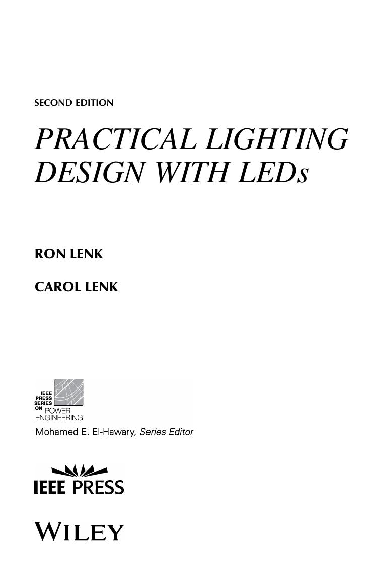 Practical Lighting Design with LEDs by Ron Lenk Carol Lenk