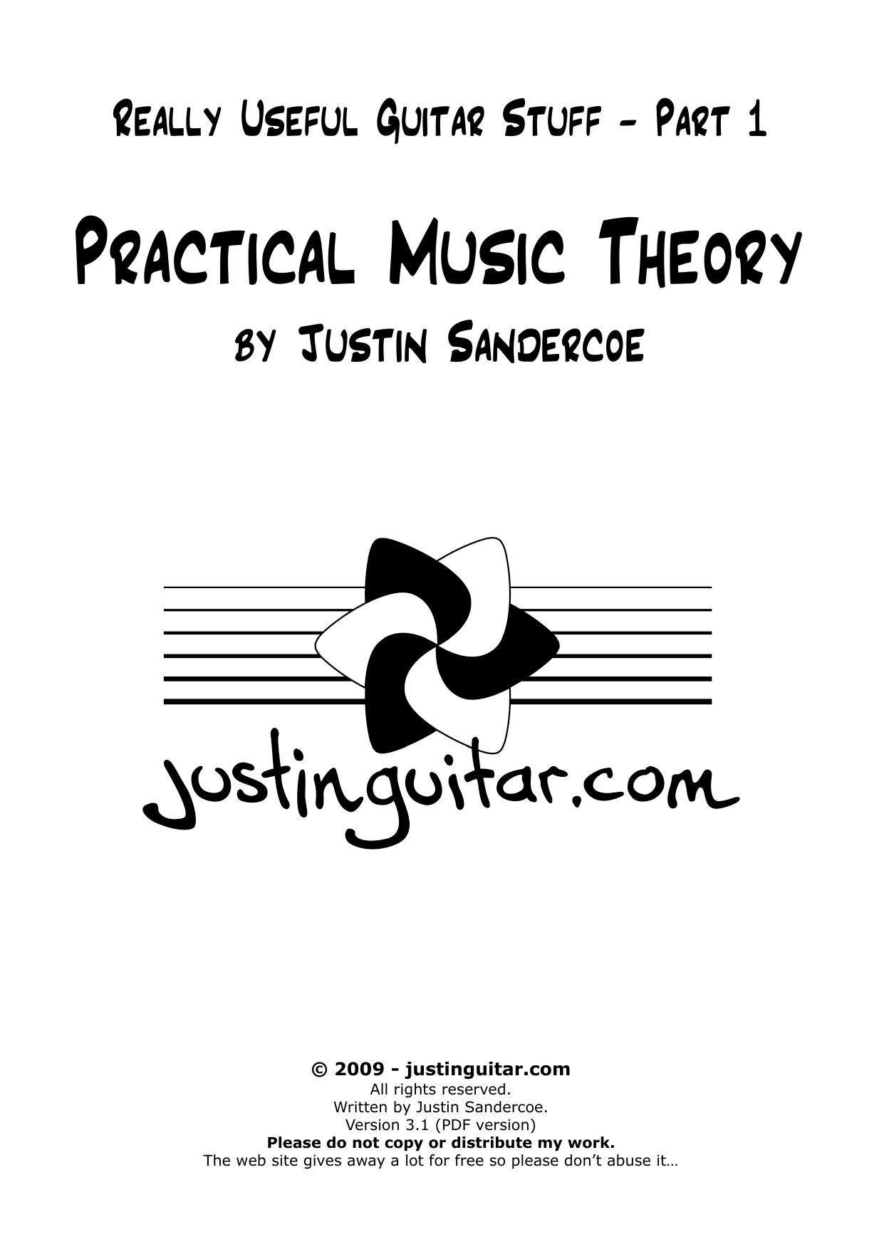 Practical Music Theory by Sandercoe Justin