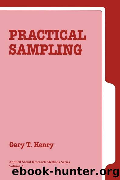 Practical Sampling by Gary T. Henry