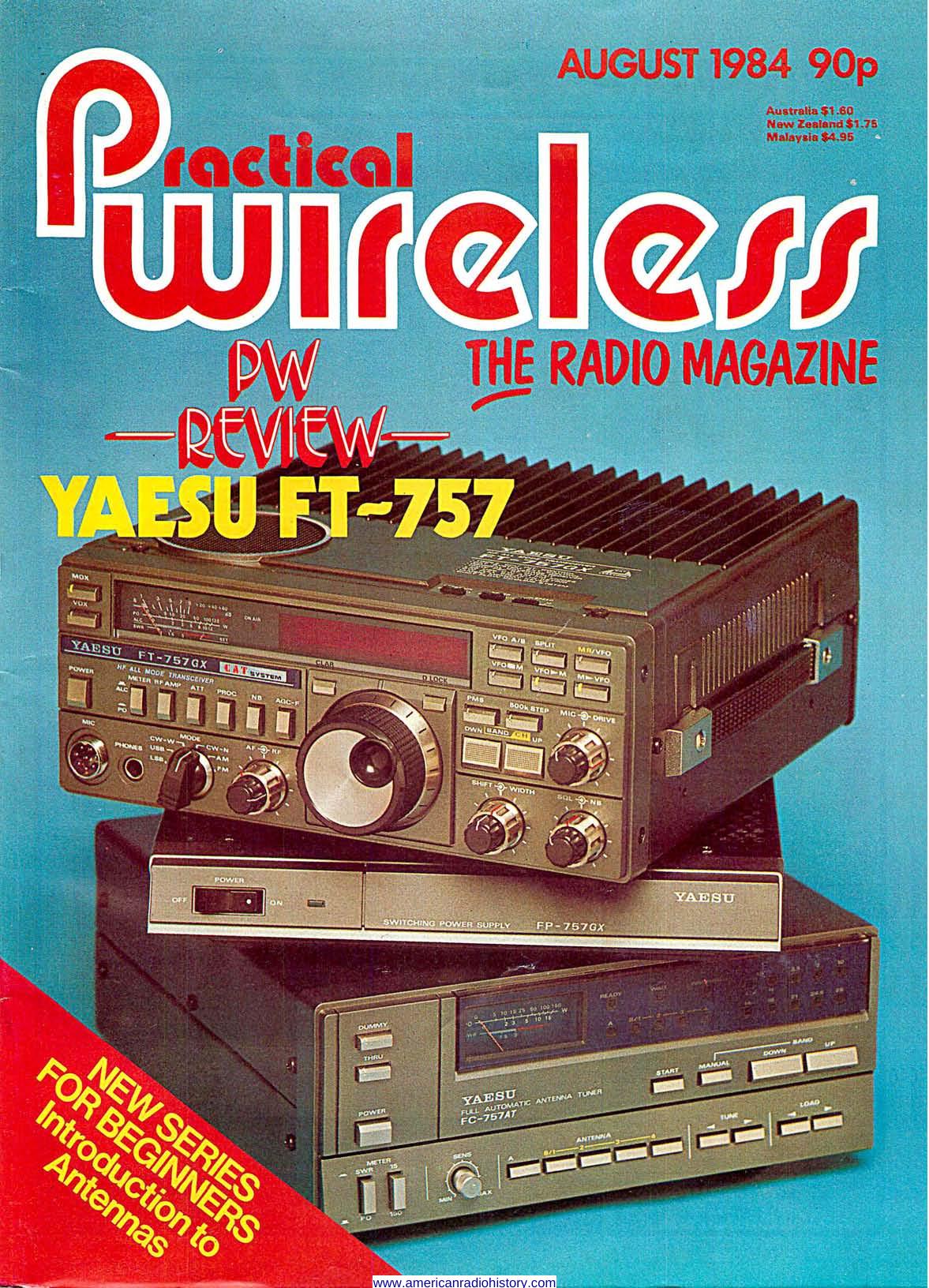 Practical Wireless 1984-08 by Unknown